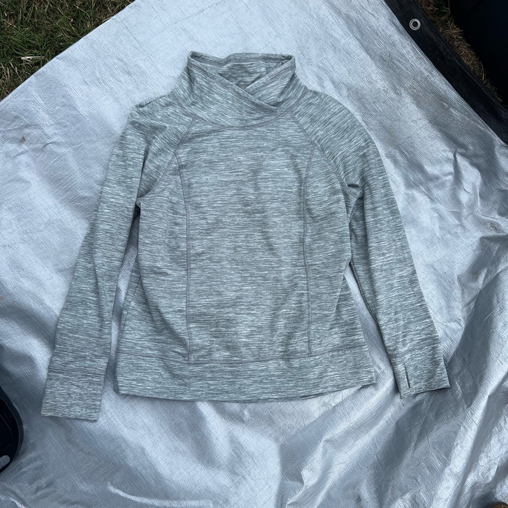 Gerry Weber Light Gray High-Neck Top
